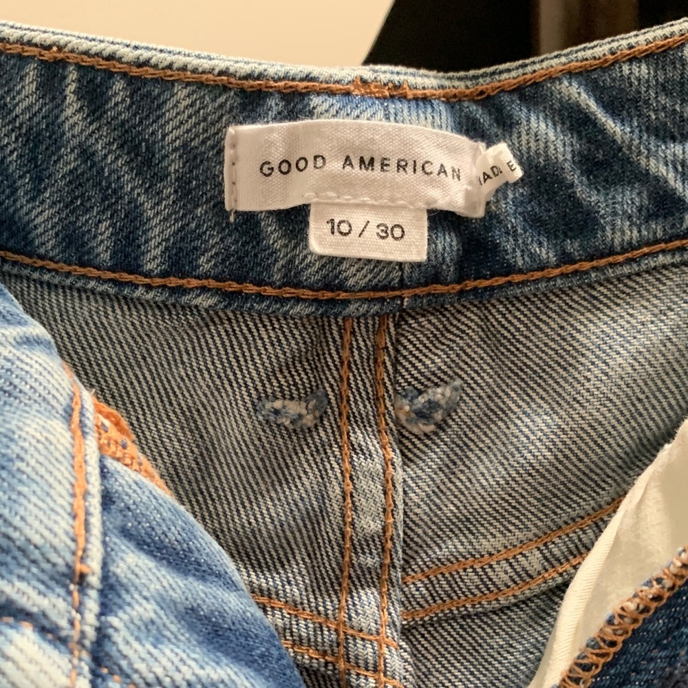 Good American Light Blue Wide-Leg Jeans - Picture 8 of 10